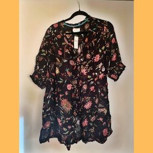 *NWT* Maeve by Anthropologie+ Floral Top